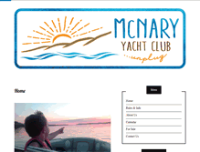 Tablet Screenshot of mcnaryyachtclub.com